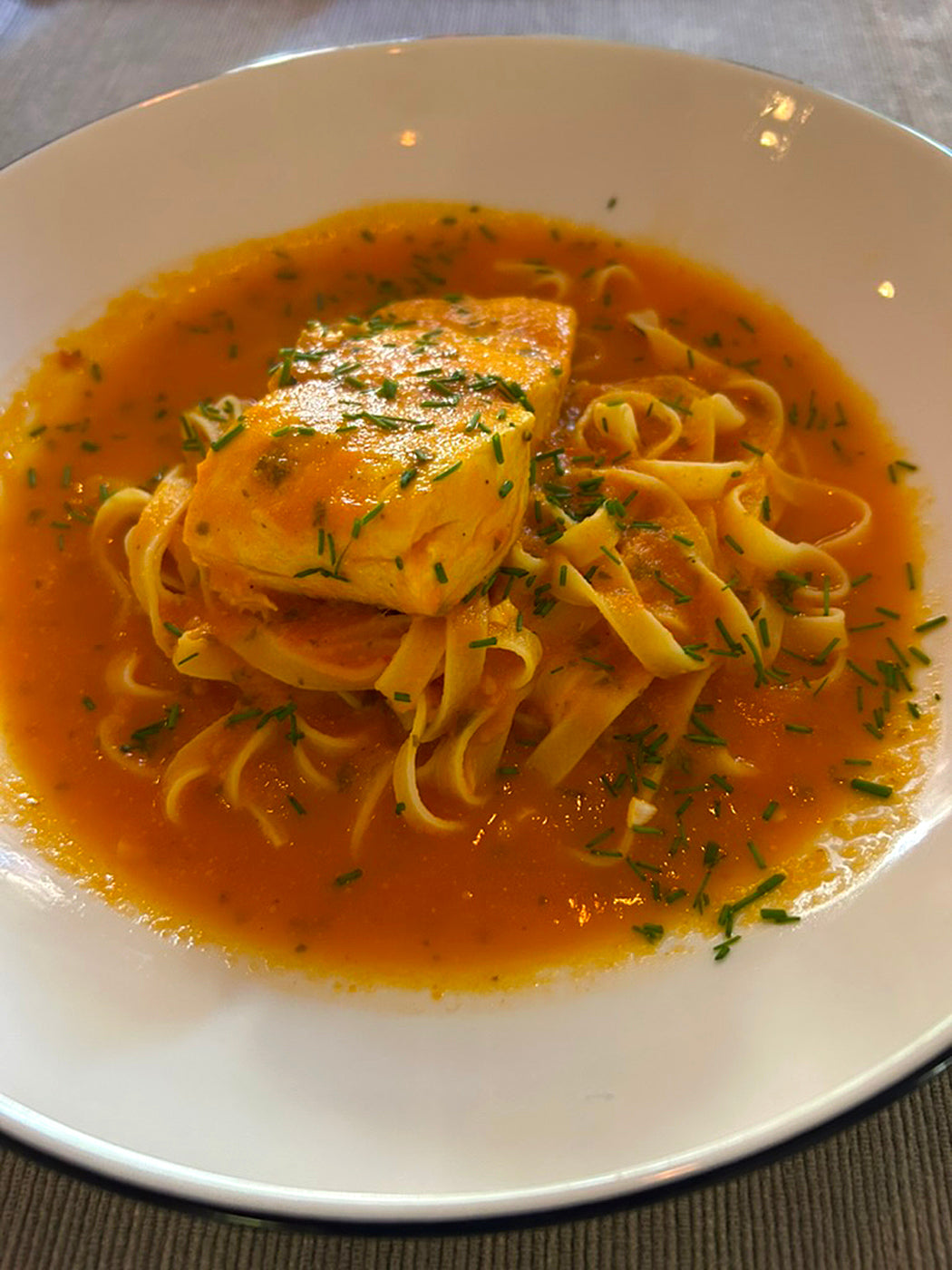 KATZ Summer Saffron-Tomato Fish Soup with Meyer Lemon Oil | KATZ Farm